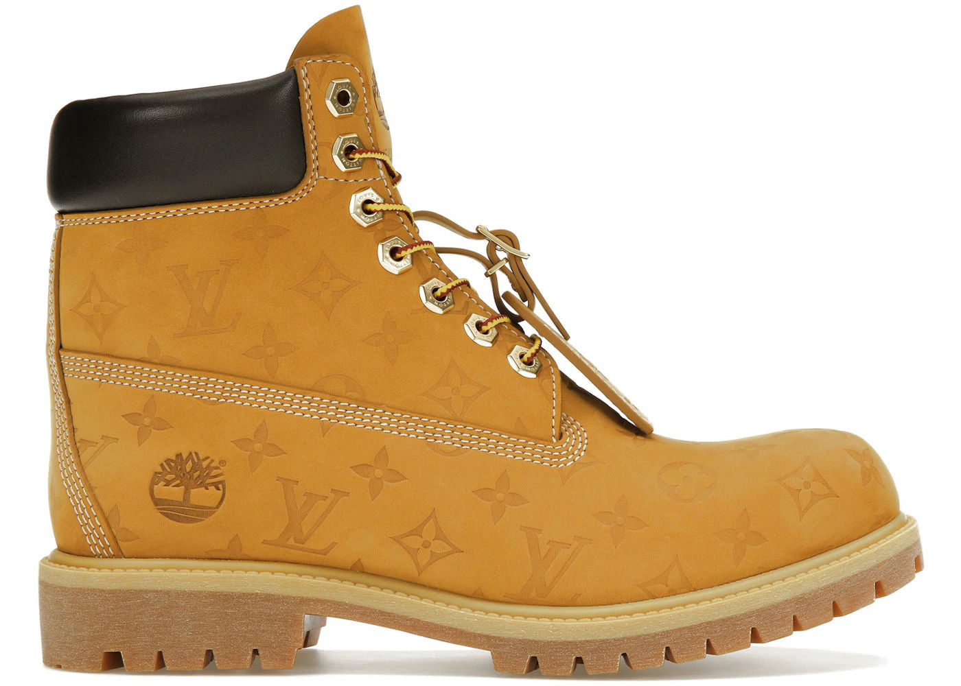 Louis Vuitton Timberland 6" Ankle Boot Wheat Monogram (Size 8) - Like New