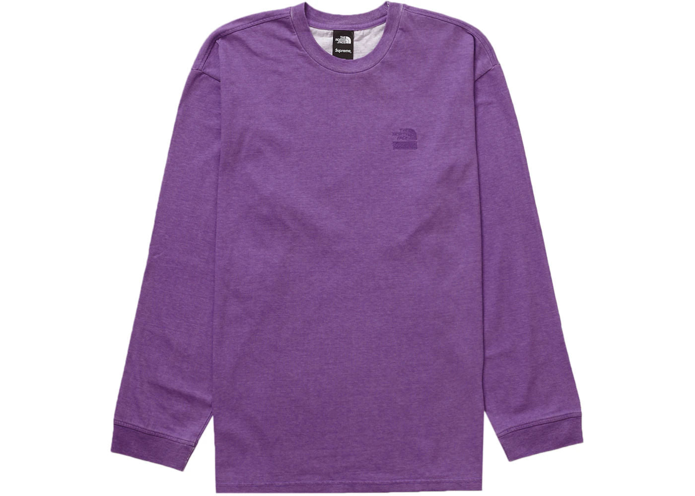 Supreme The North Face Pigment Printed L/S Top Purple