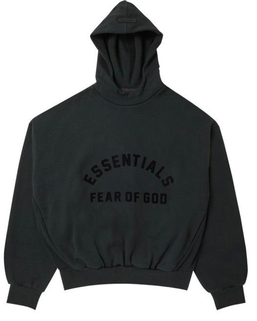 Fear of God Essentials Hoodie Black/Black