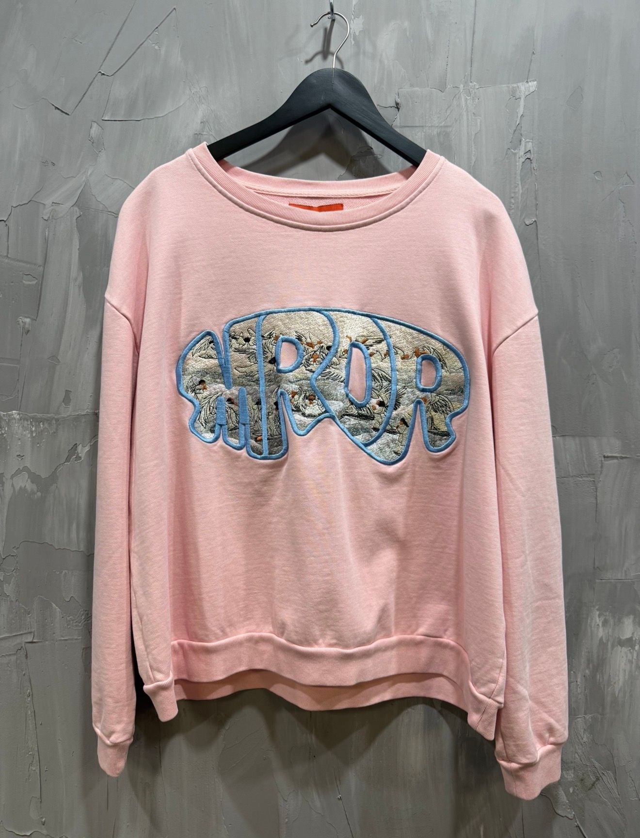 Mirrored Logo Crewneck (Pink)
