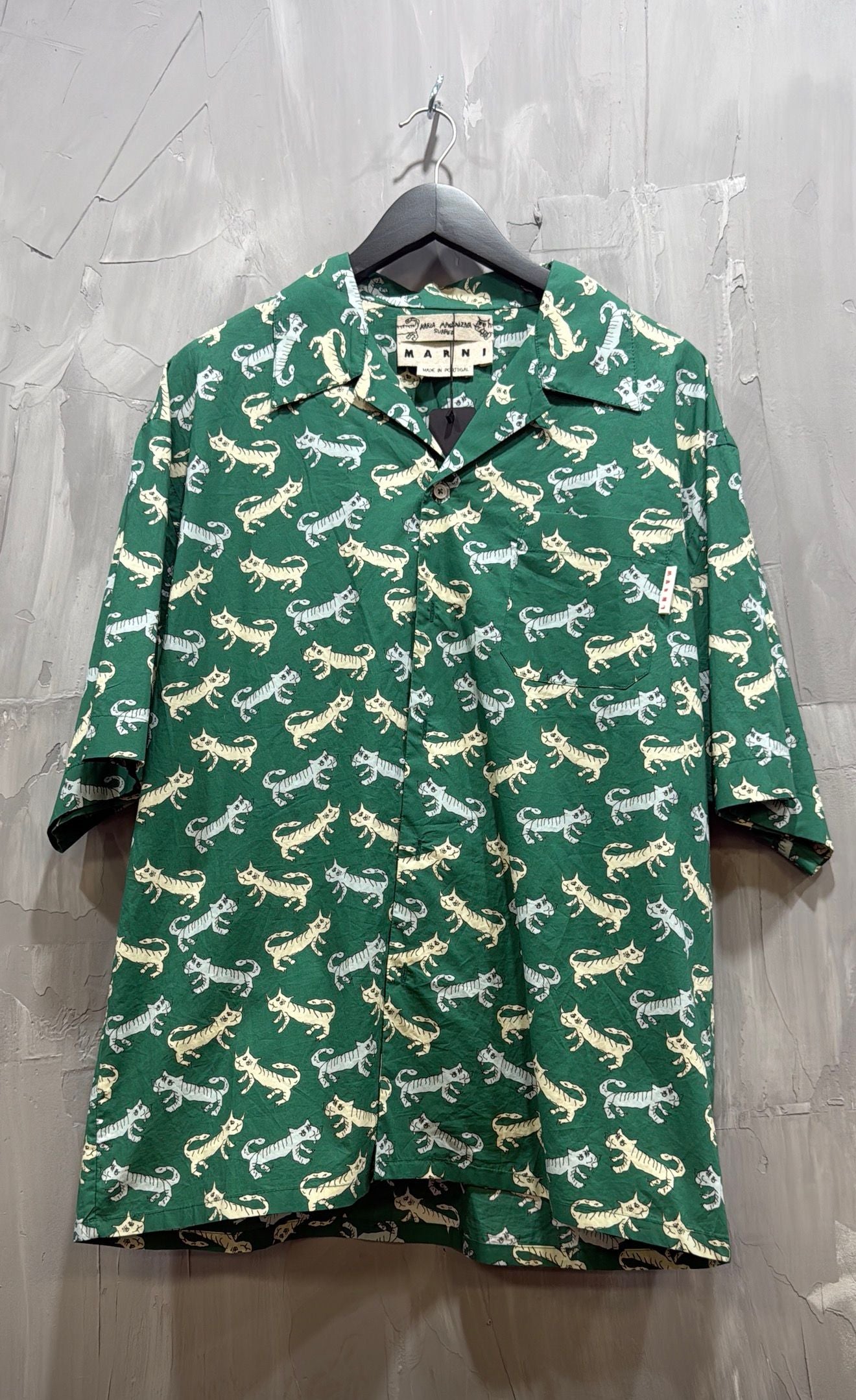 Marni Green Magdalena Suarez Frimkess Edition Naif Tiger Shirt