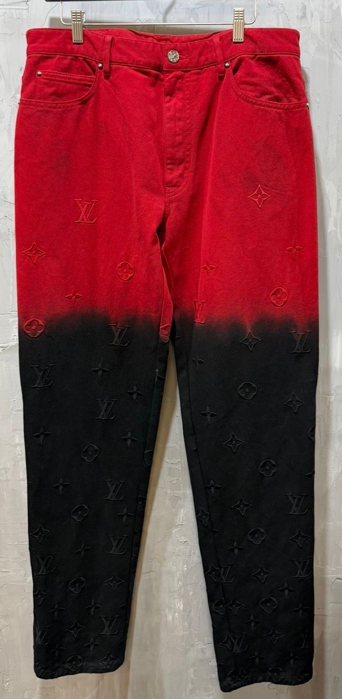MONOGRAM OMBRE JEANS "RED BLACK" Sale price