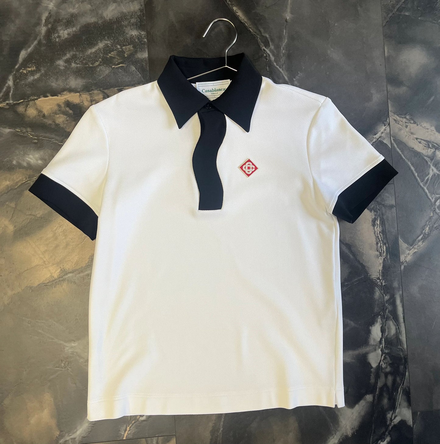 Casa Blanca Memphis Polo Shirt White