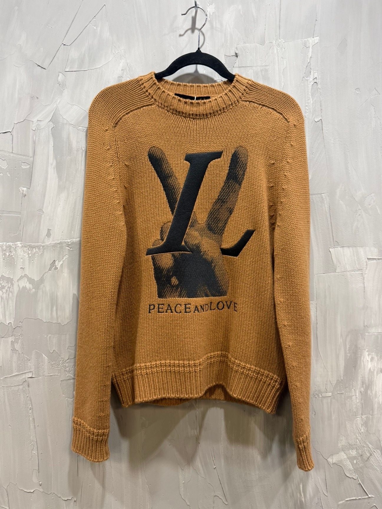 LOUIS VUITTON PEACE AND LOVE SWEATER - Like New