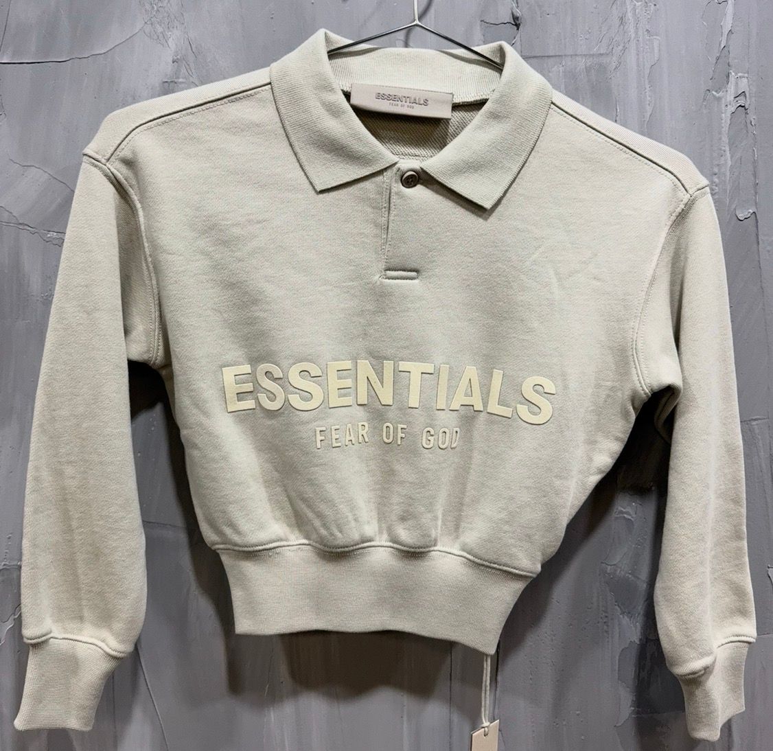 Fear of God Essentials Kids Begie Polo L/S