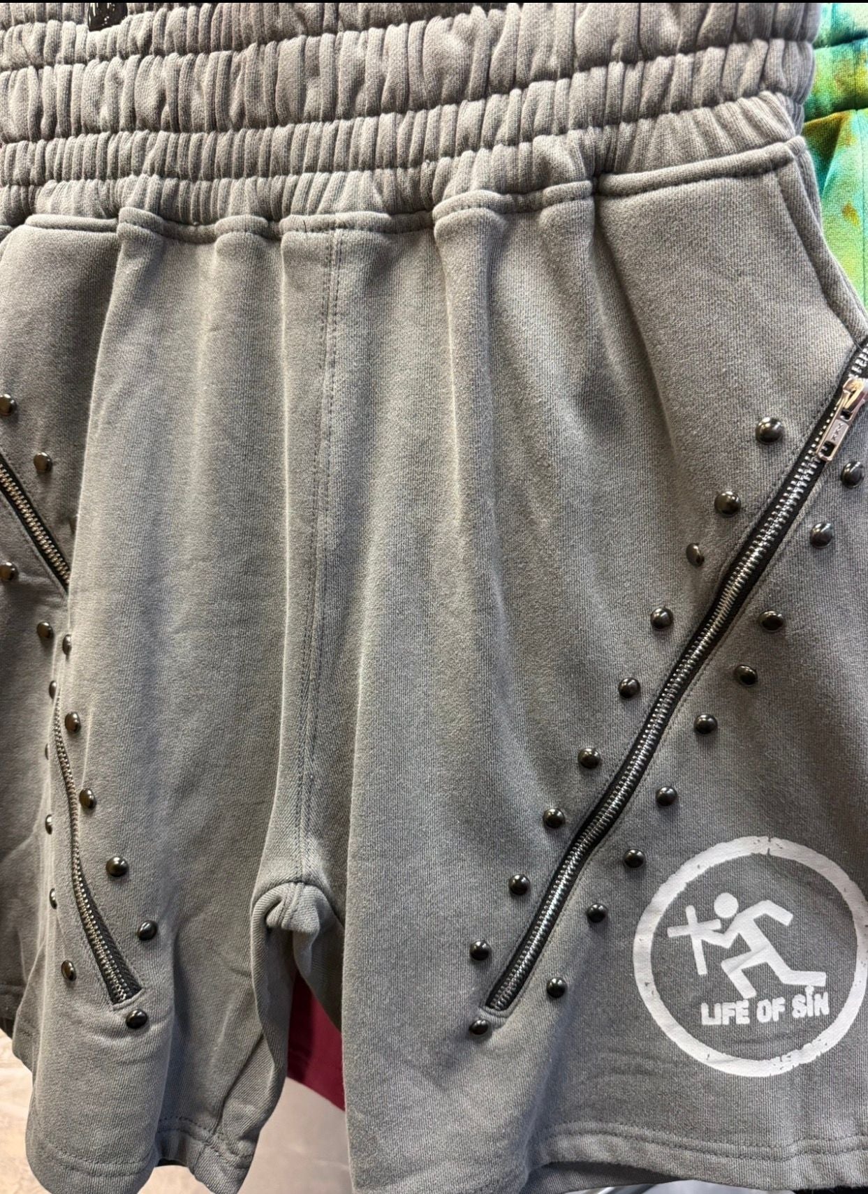 GREY LIFE OF SIN shorts