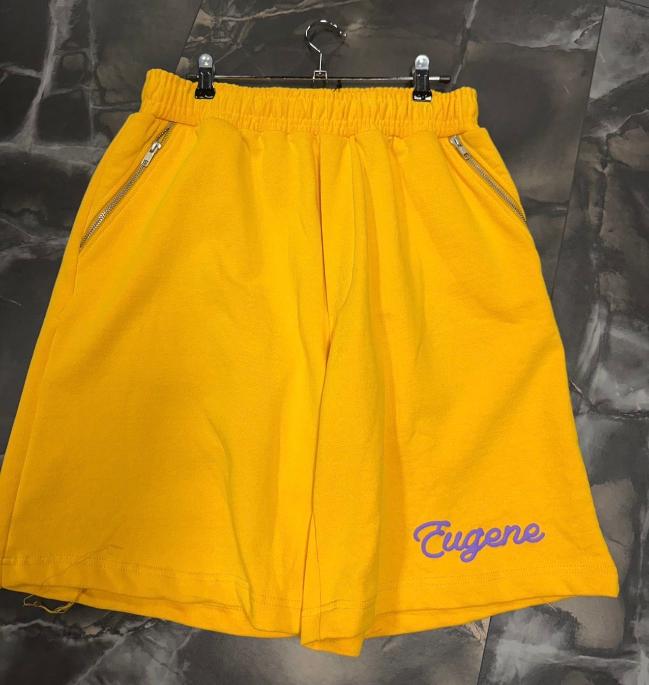 EUGENE yellow shorts
