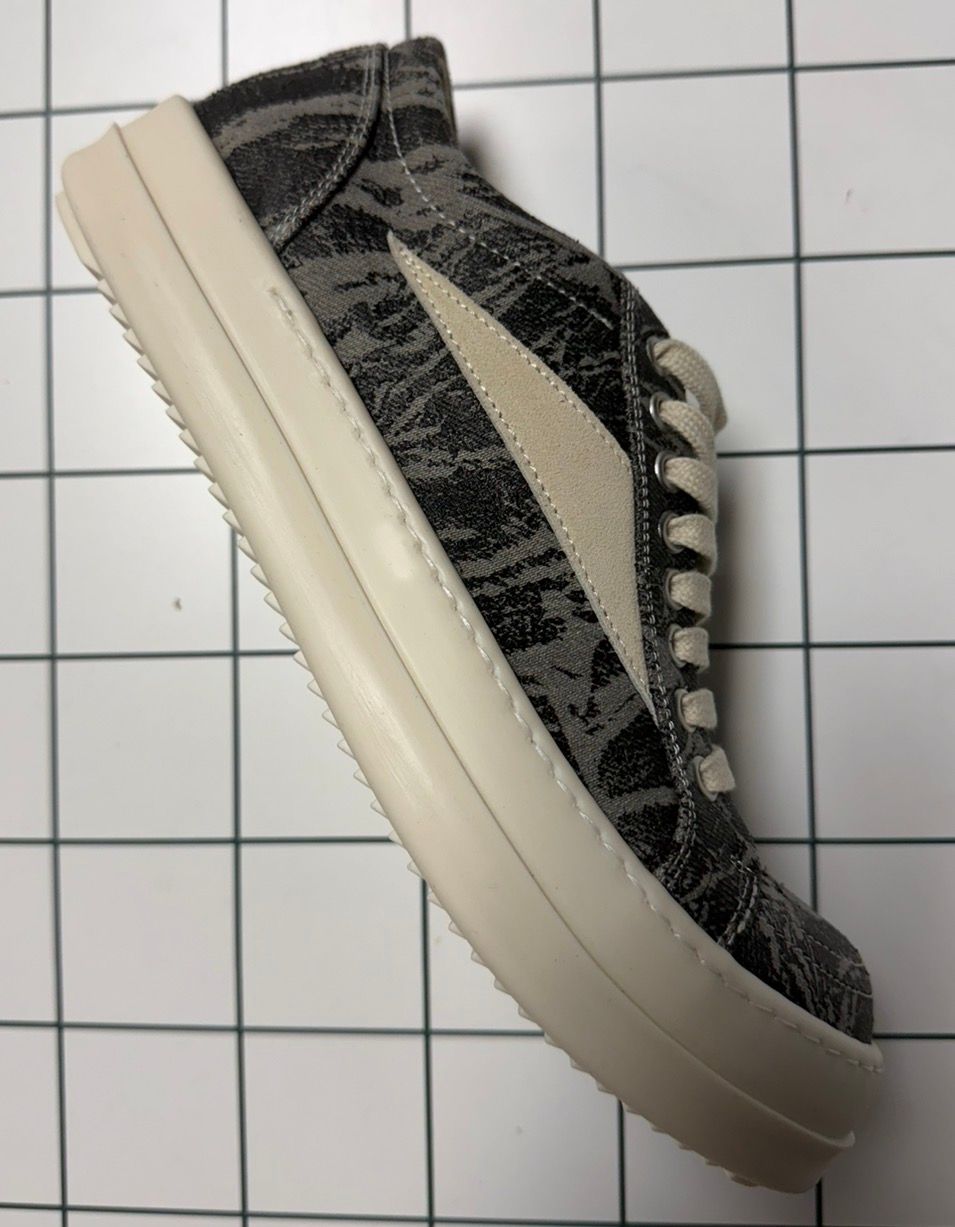 Rick Owens DRKSHDW Vintage Low Grey Cracked Pearl