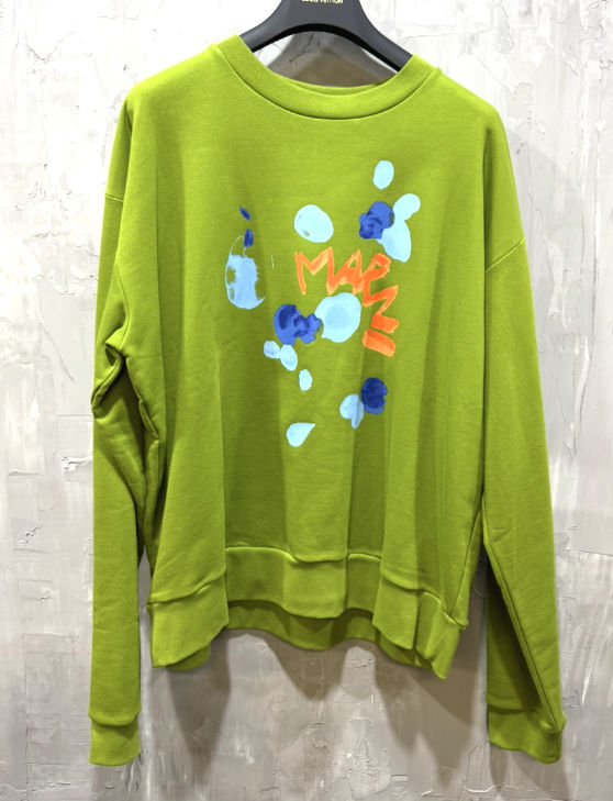 Marni dripping flower crewneck