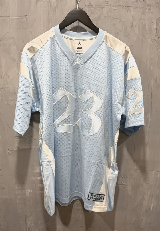 Supreme x Jordan jersey Celestine blue
