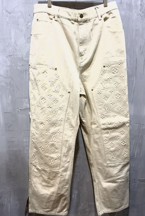 Louis Vuitton Double Knee Carpenter Pants beige - Like New