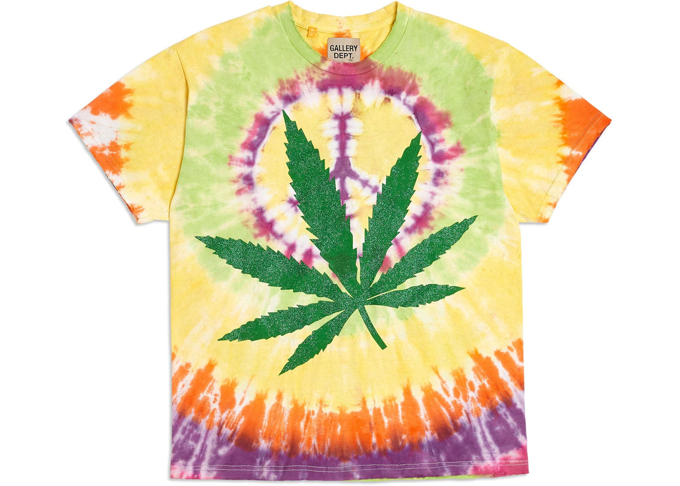Gallery Dept. Weed T-shirt Tie Dye