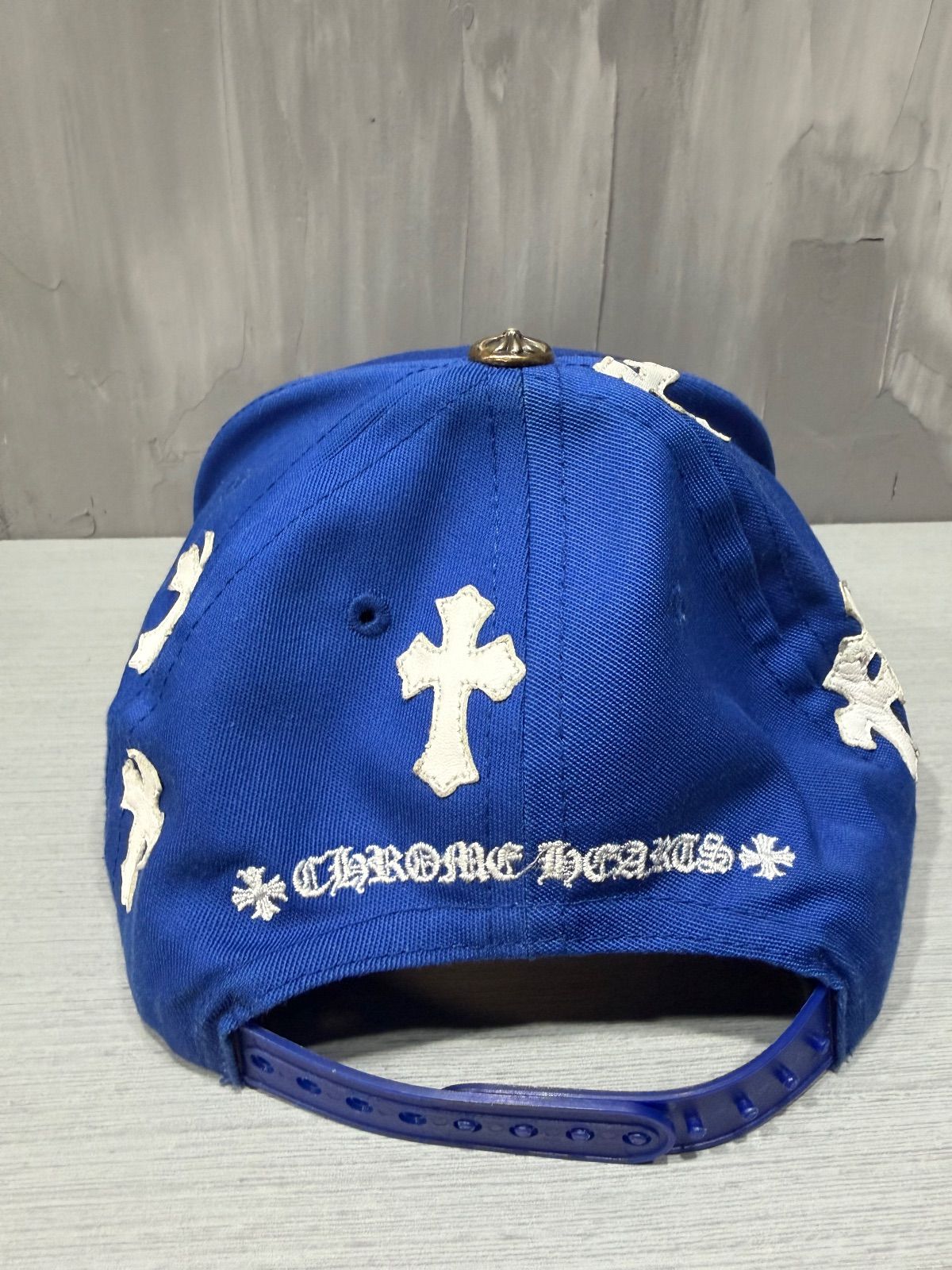 Chrome Hearts Blue Cap White Cross Patch - Used/Worn