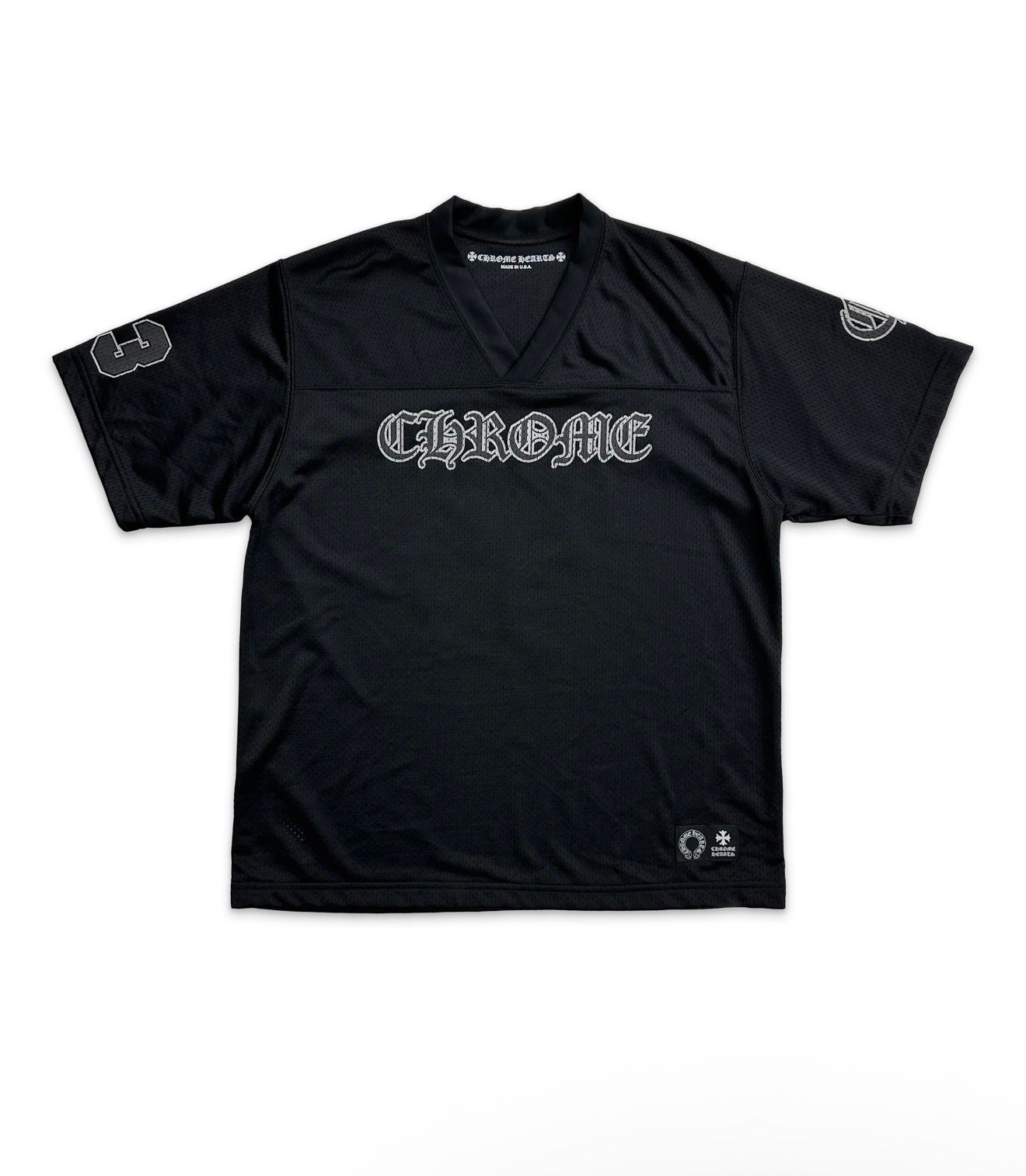 CHROME HEARTS MESH JERSEY BLSS BLACK