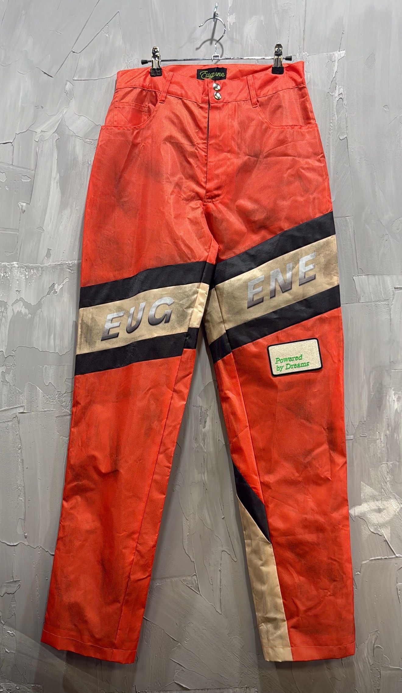 EUGENE NYLON PANTS ORANGE