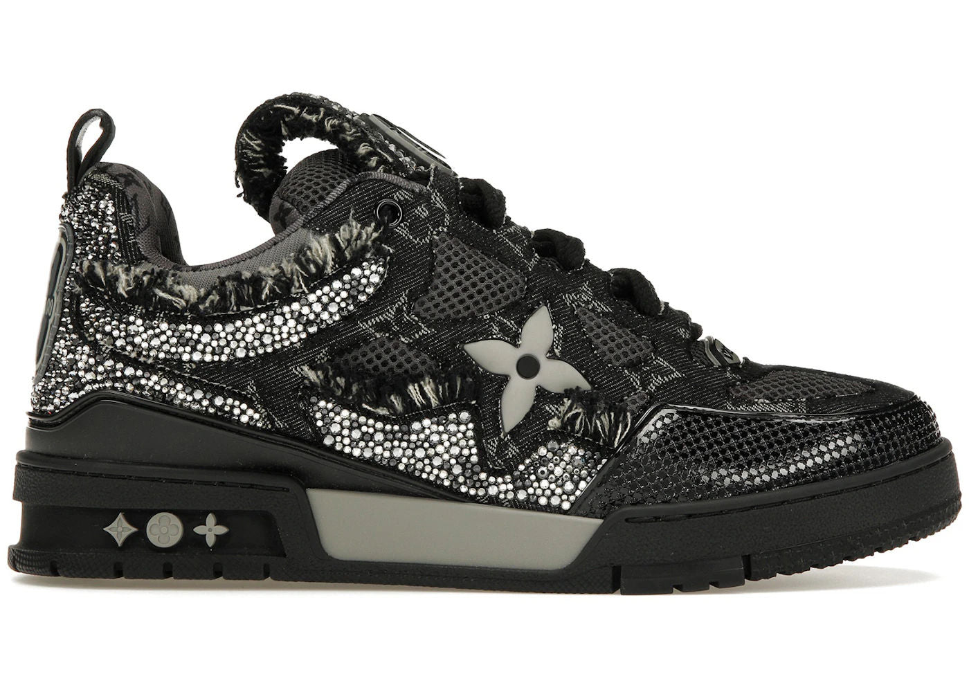 Louis Vuitton Skate Trainer Black Swarovski Monogran