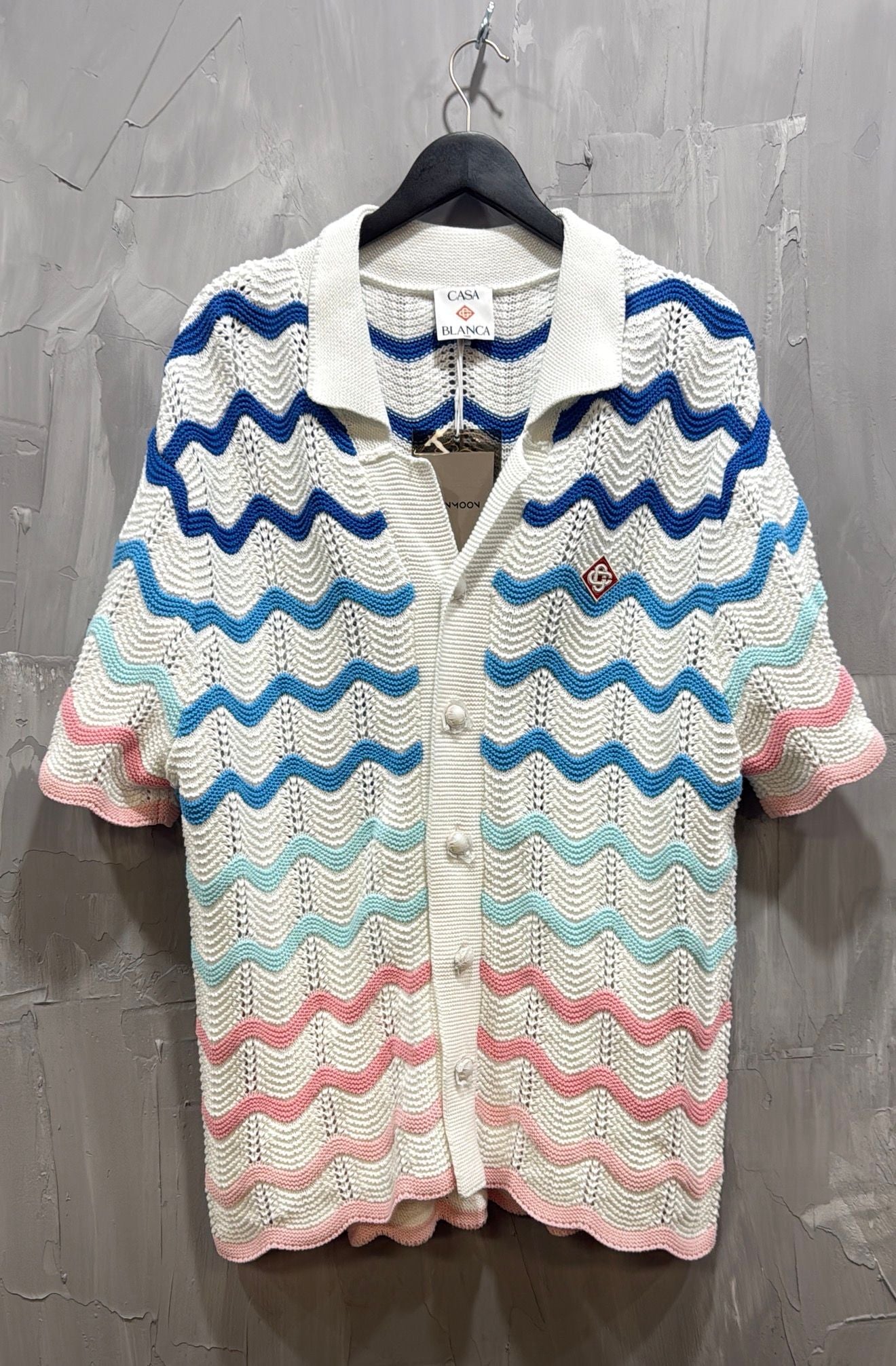 CASA BLANCA COTTON WAVE SHIRT MULTI