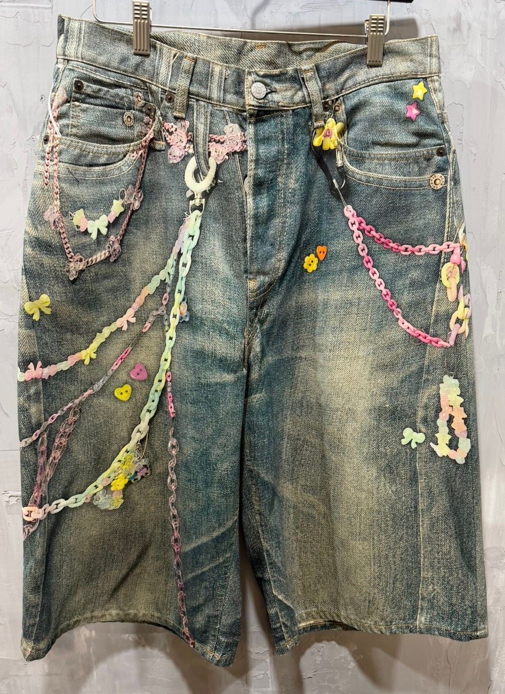 Vintage Chain Detail Loose Short