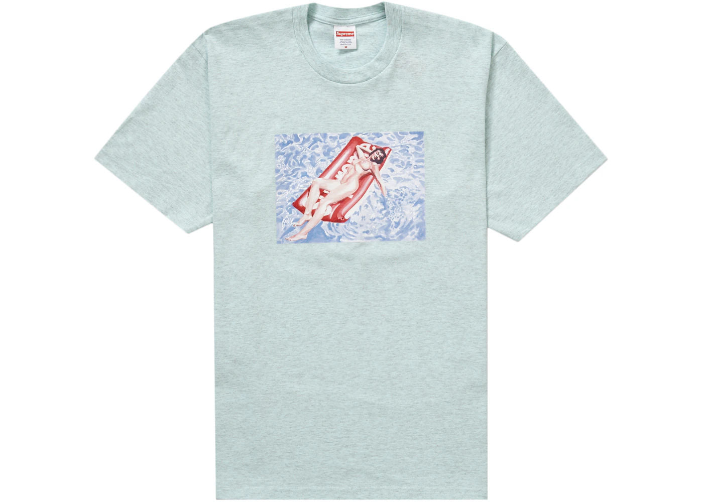 Supreme Float Tee Heather Blue