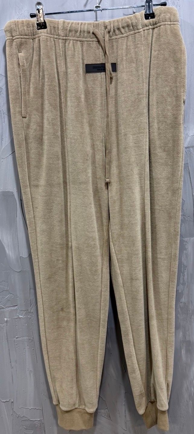 Fear of God Essentials Velour Brown Pants