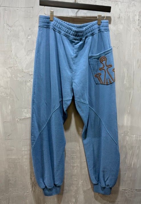 JW Anderson Anchor Patch Sweatpants (Blue)