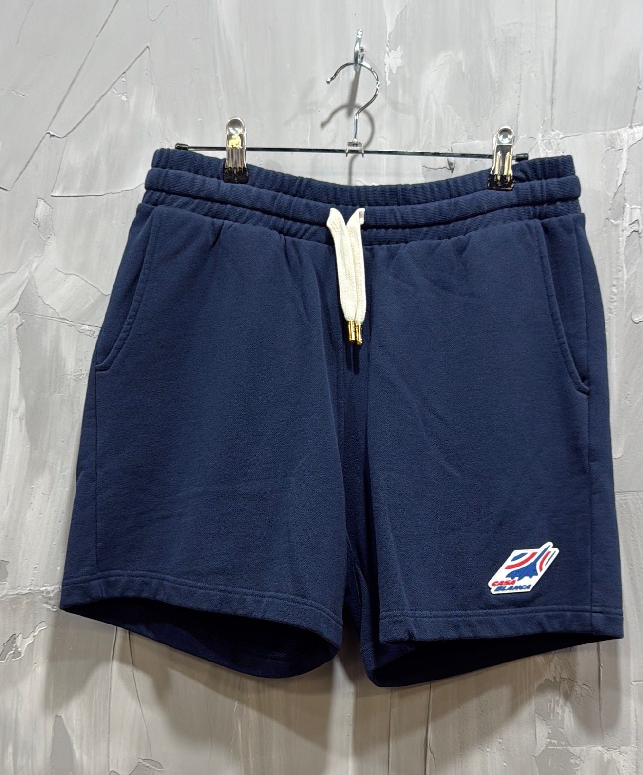 AIR CASABLANCA PATCH SWEATSHORT NAVY