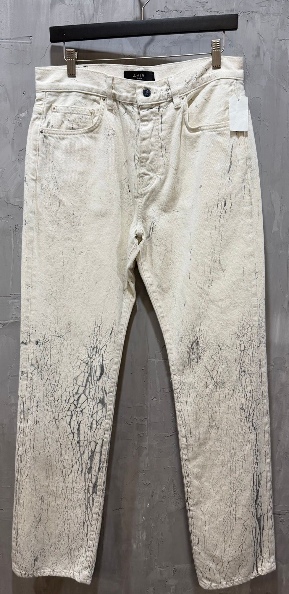 Mud Crack Straight Jean