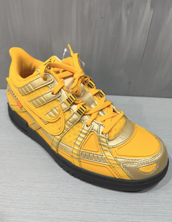 Off white x Nike air rubber dunk university gold