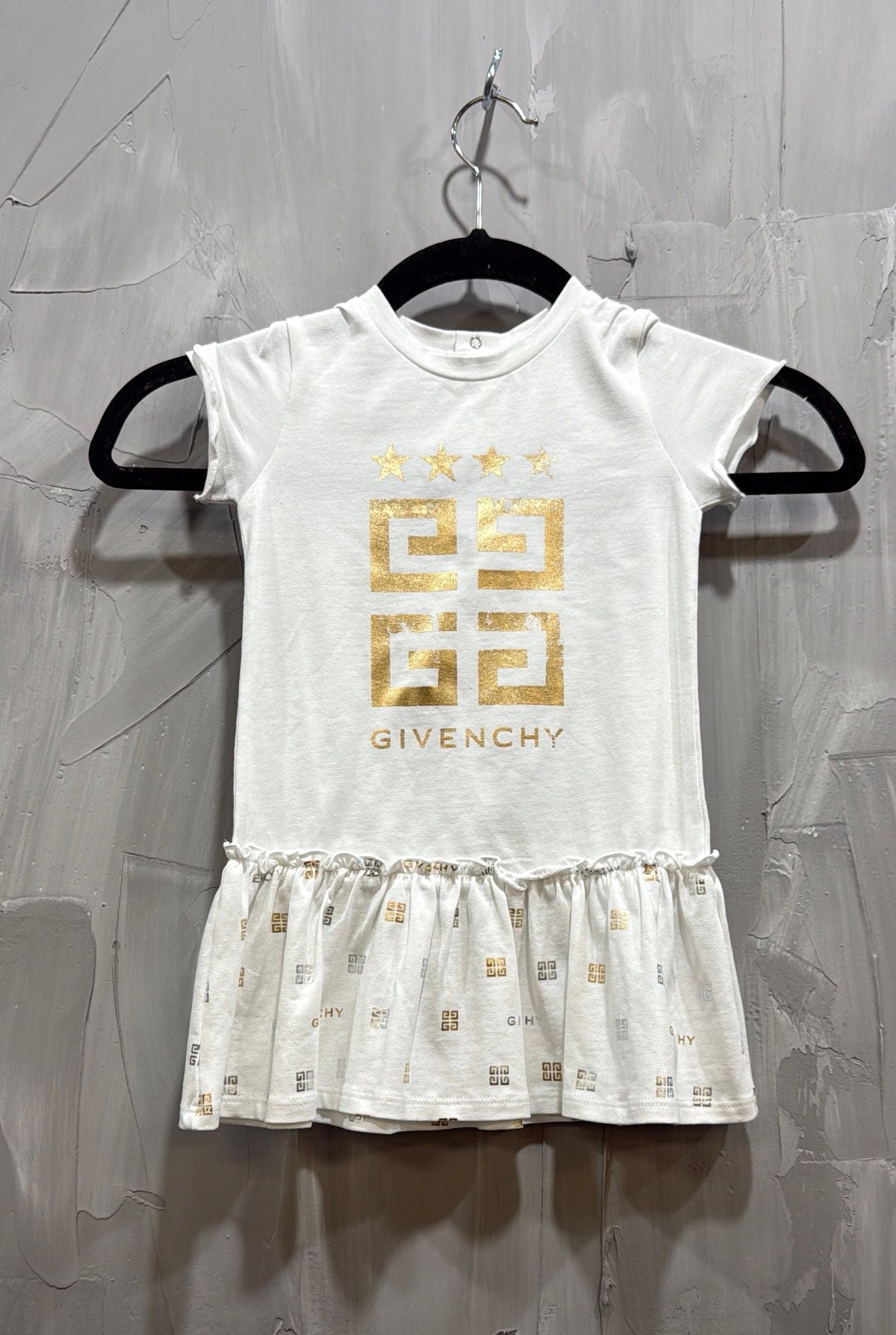 GIVENCHY GOLDEN LOGO KID DRESS