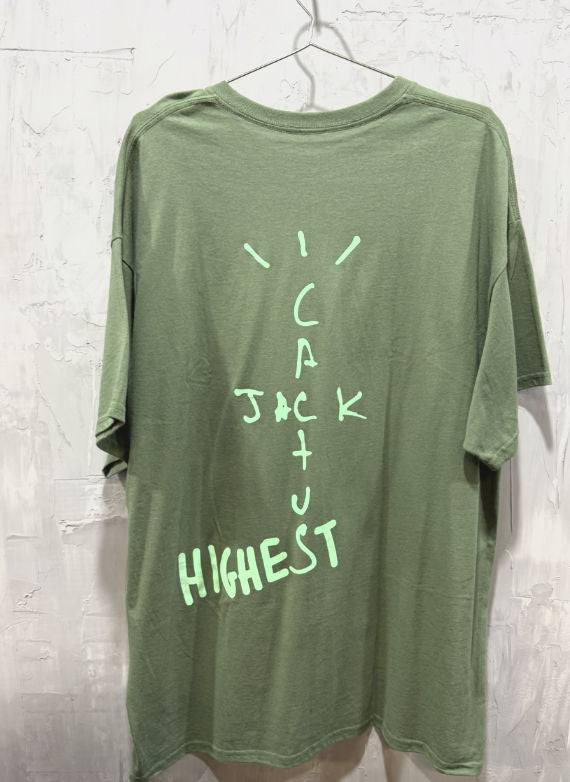 Cactus Jack Highest In The Room Sun Tee Olive