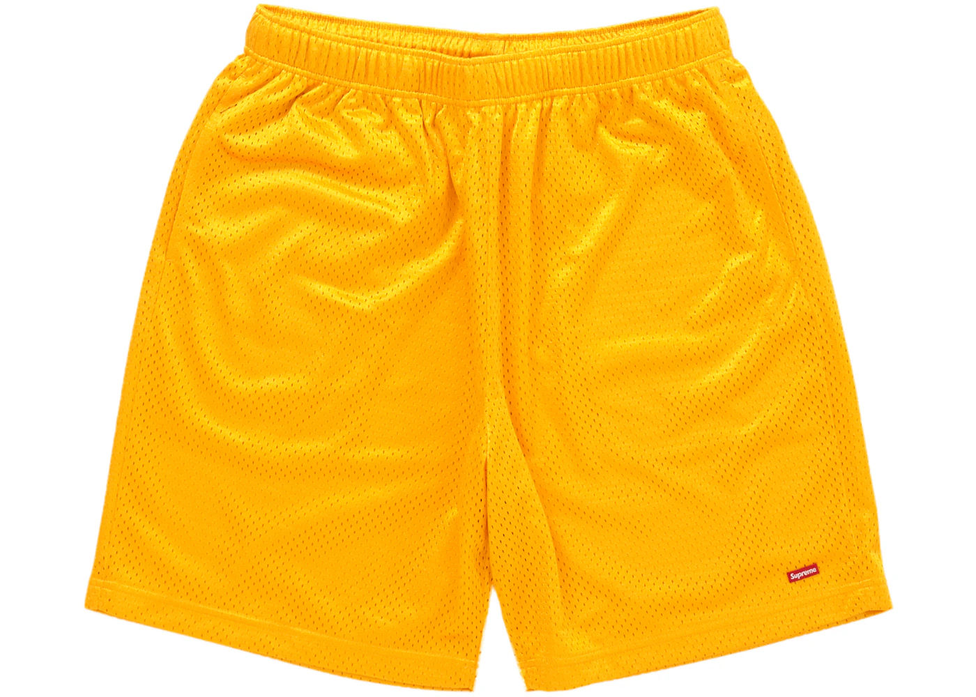Supreme Small Box Baggy Mesh Short Gold