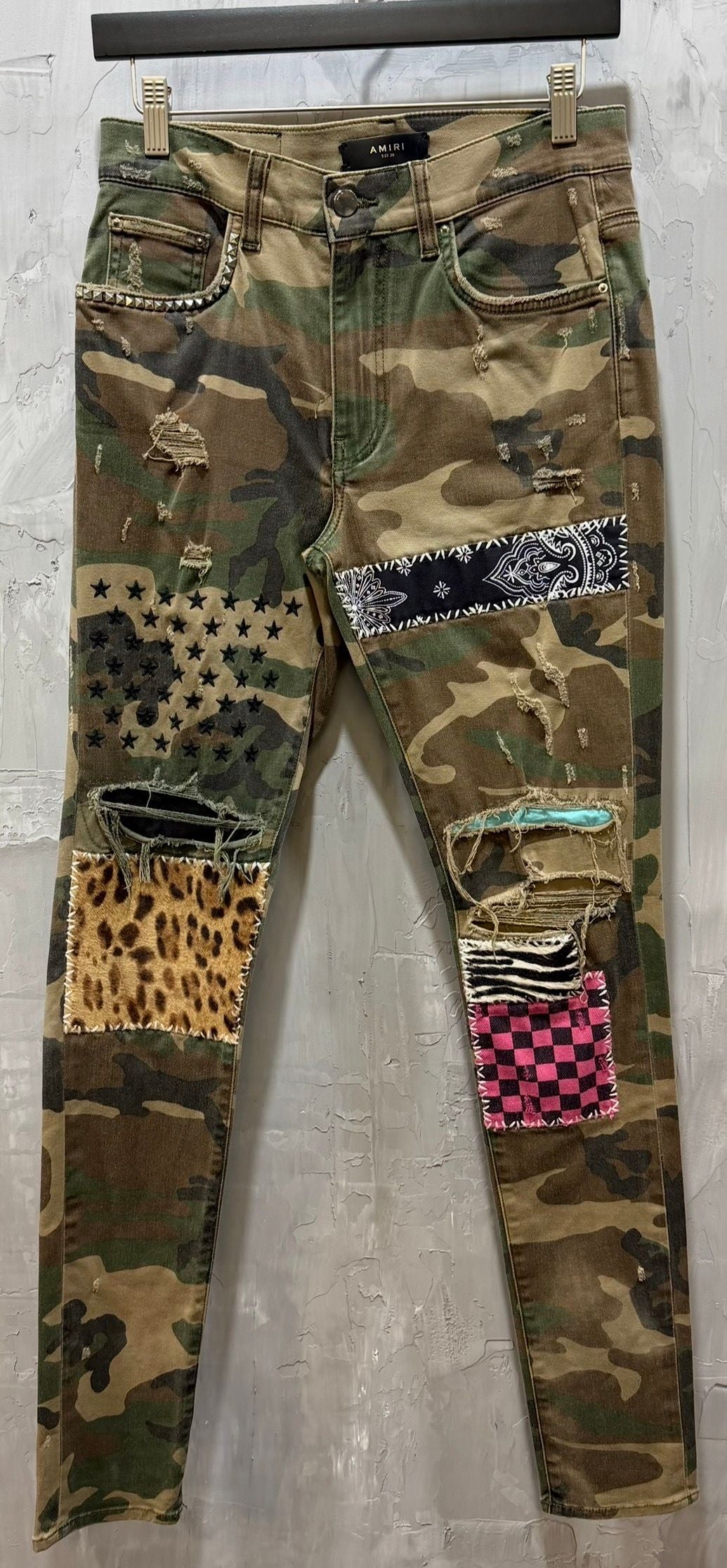 Camo Art Patch jean