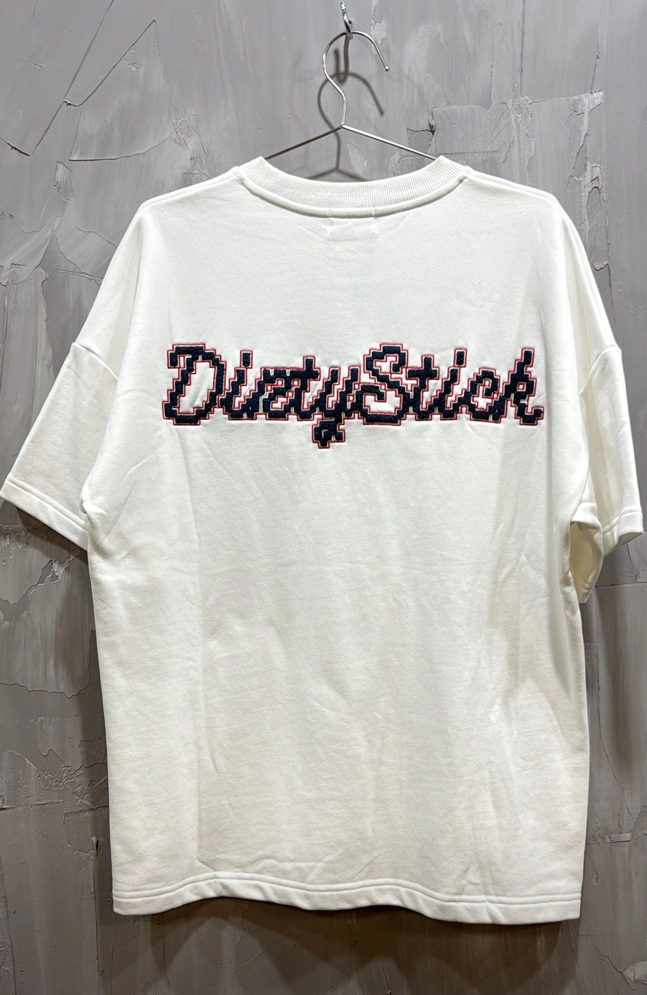DIRTYSTICK DIGITAL LOGO TEE IN NAVY RED