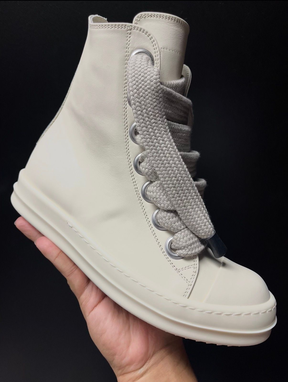 Rick Owens High Top Milk/Milk