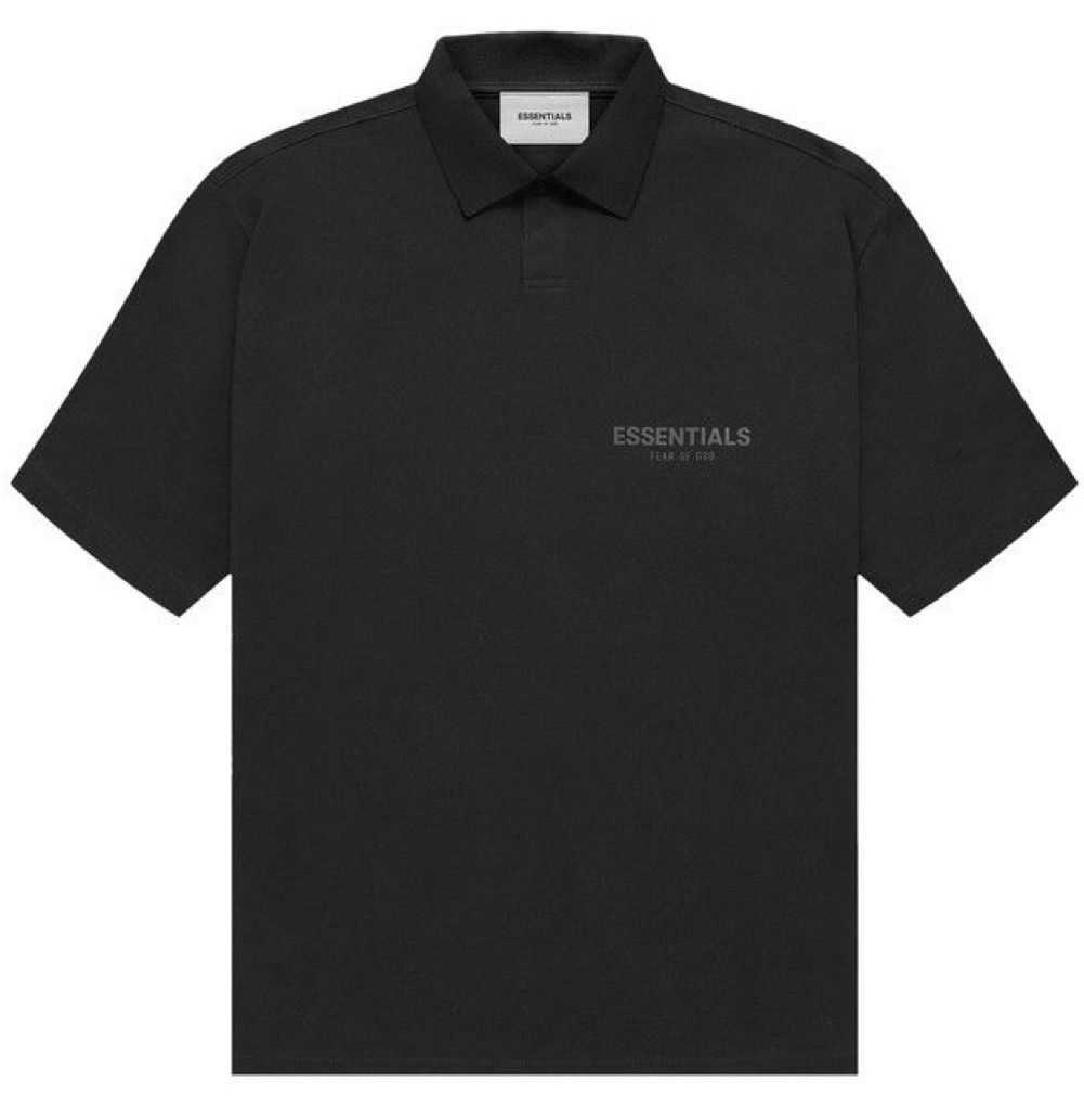 Fear of God Essentials Short Sleeve Polo Black