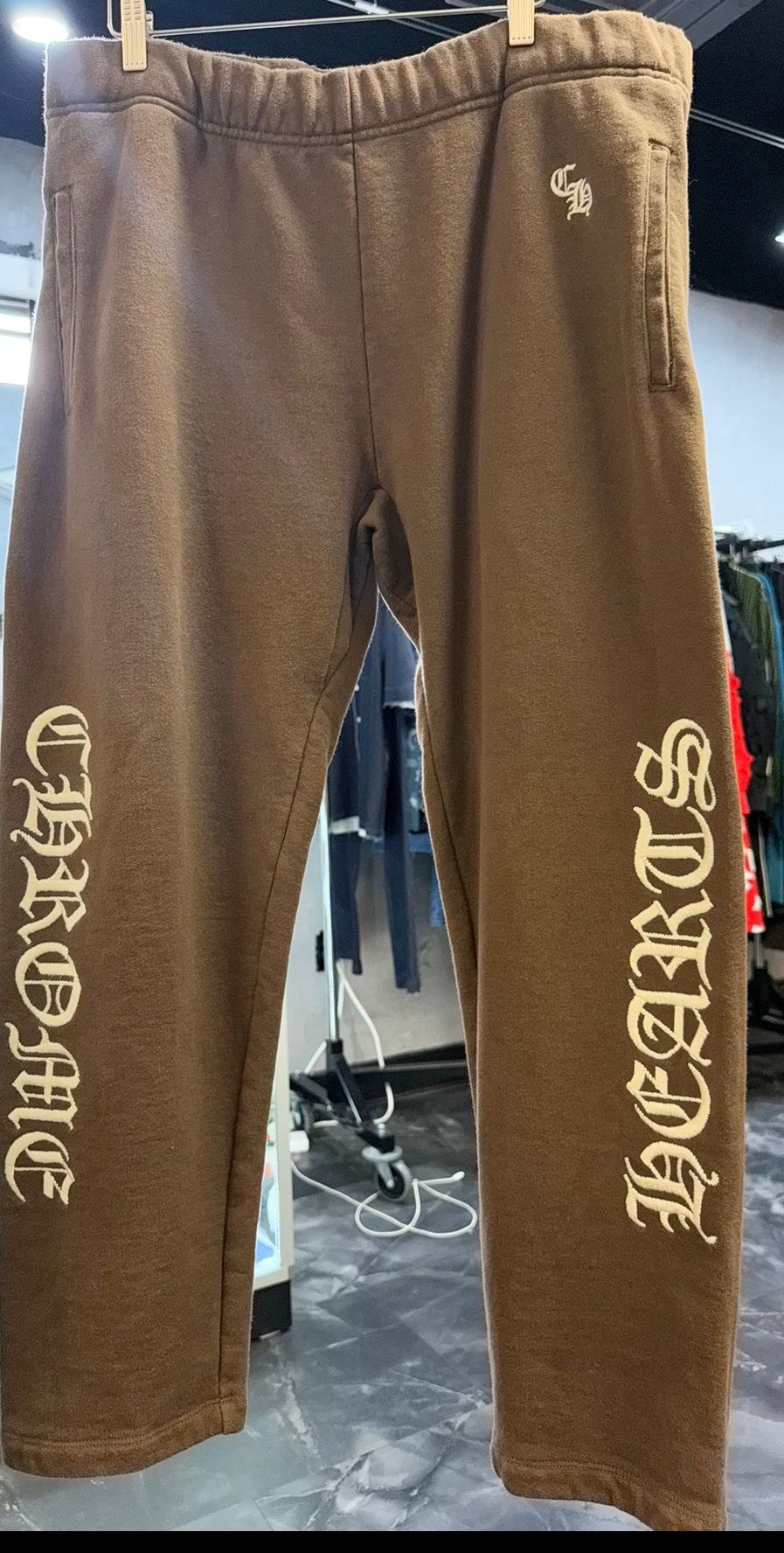 Chrome Hearts Slo Ride sweatpants in brown - Used/Worn