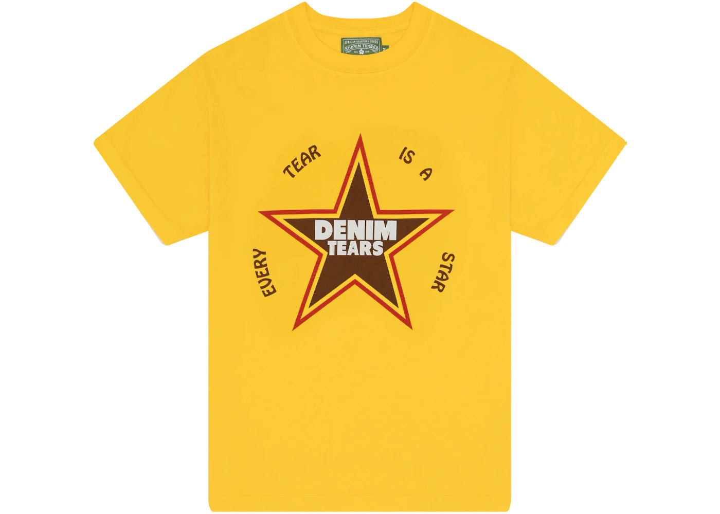 Denim Tears Every Tear Is A Star Tee Yellow