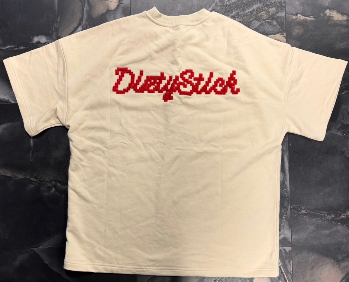DIRTYSTICK DIGITAL LOGO TEE TAN RED