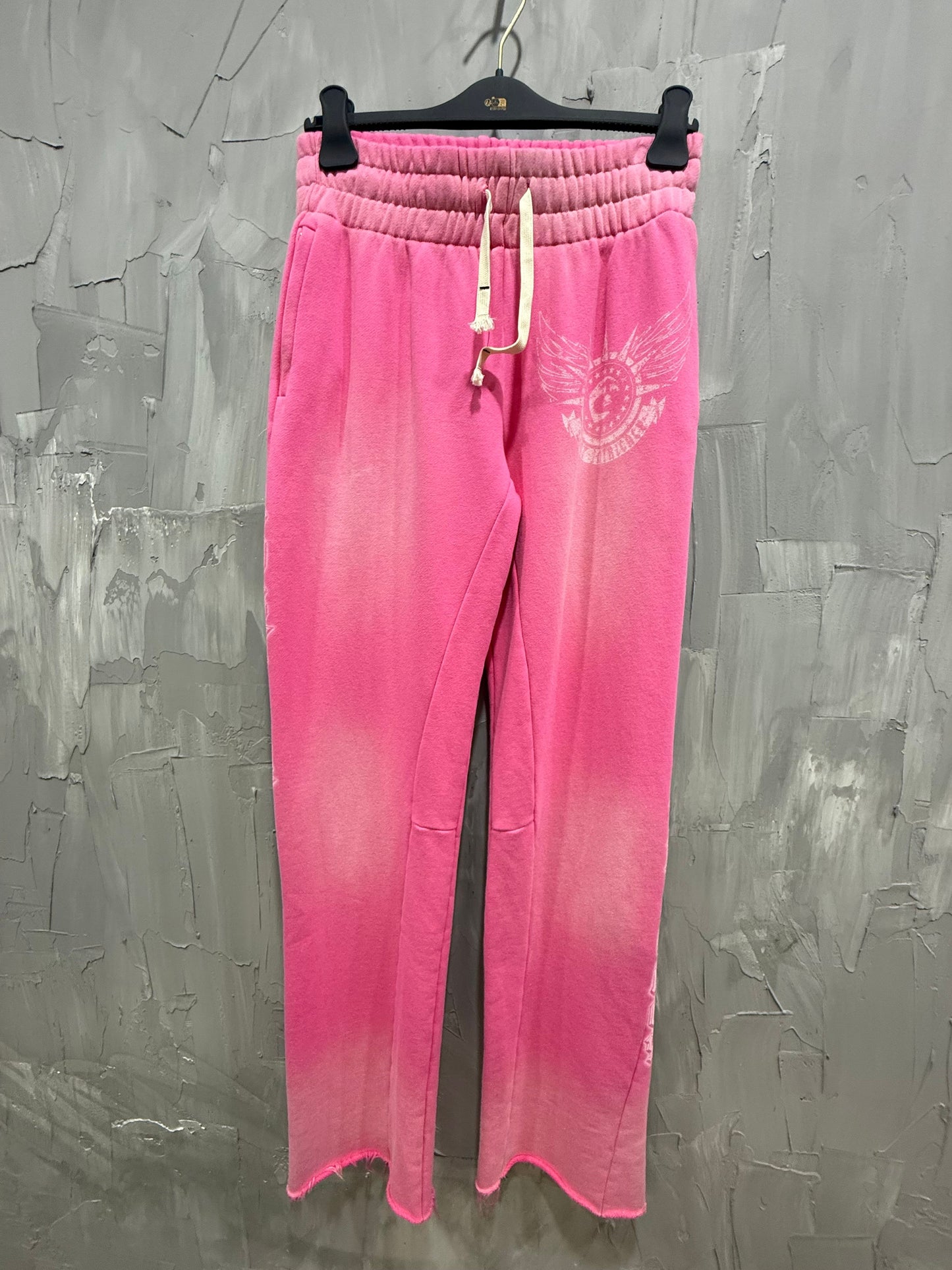 Rhinestone Sweatpants Pink
