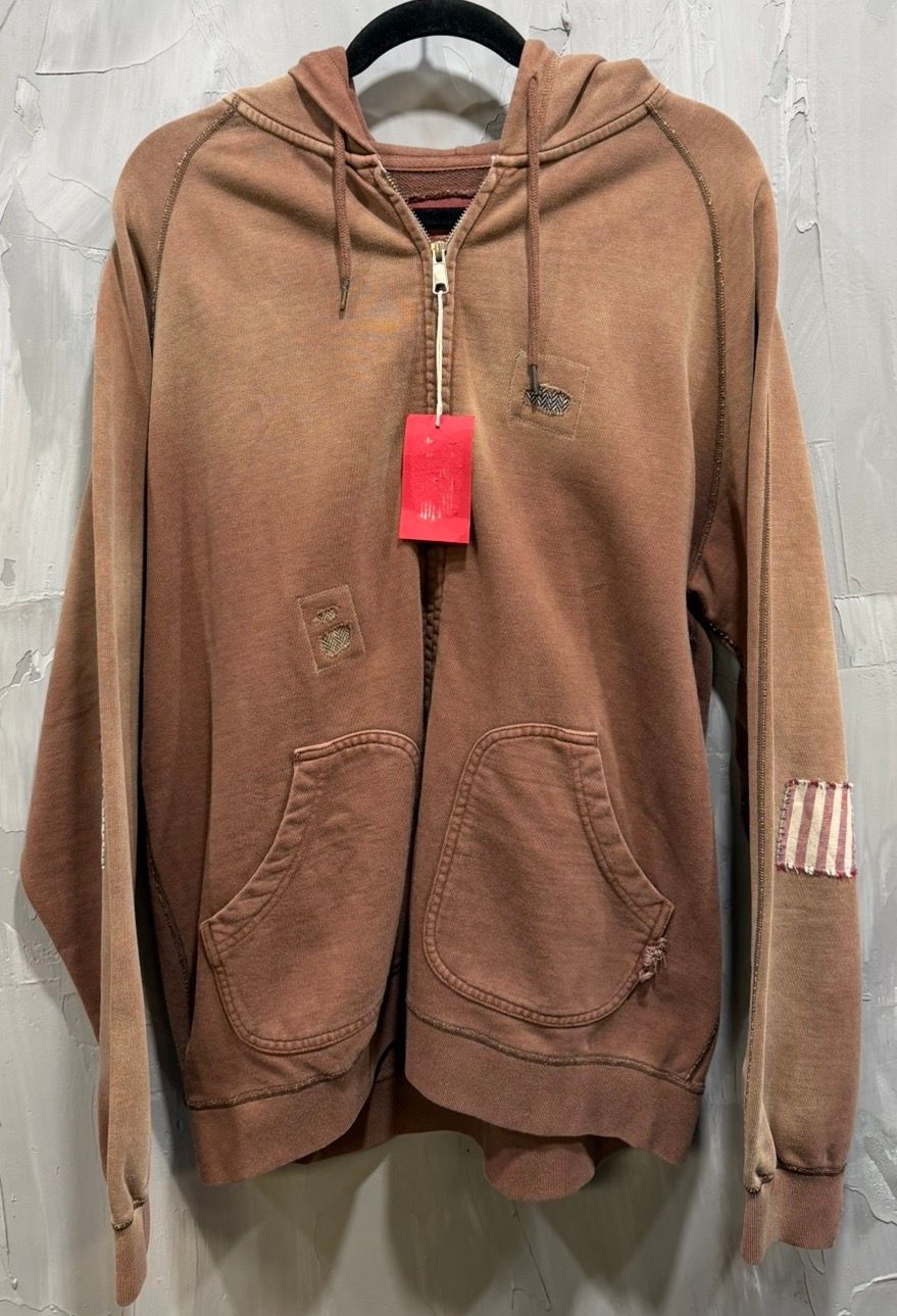 Brown Zip up hoodie