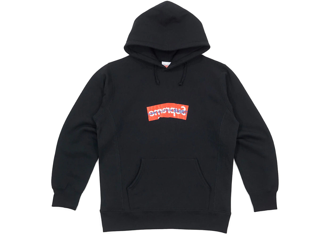Supreme Comme Des Garcons HOODIE Box Logo Hooded Sweatshirt Black