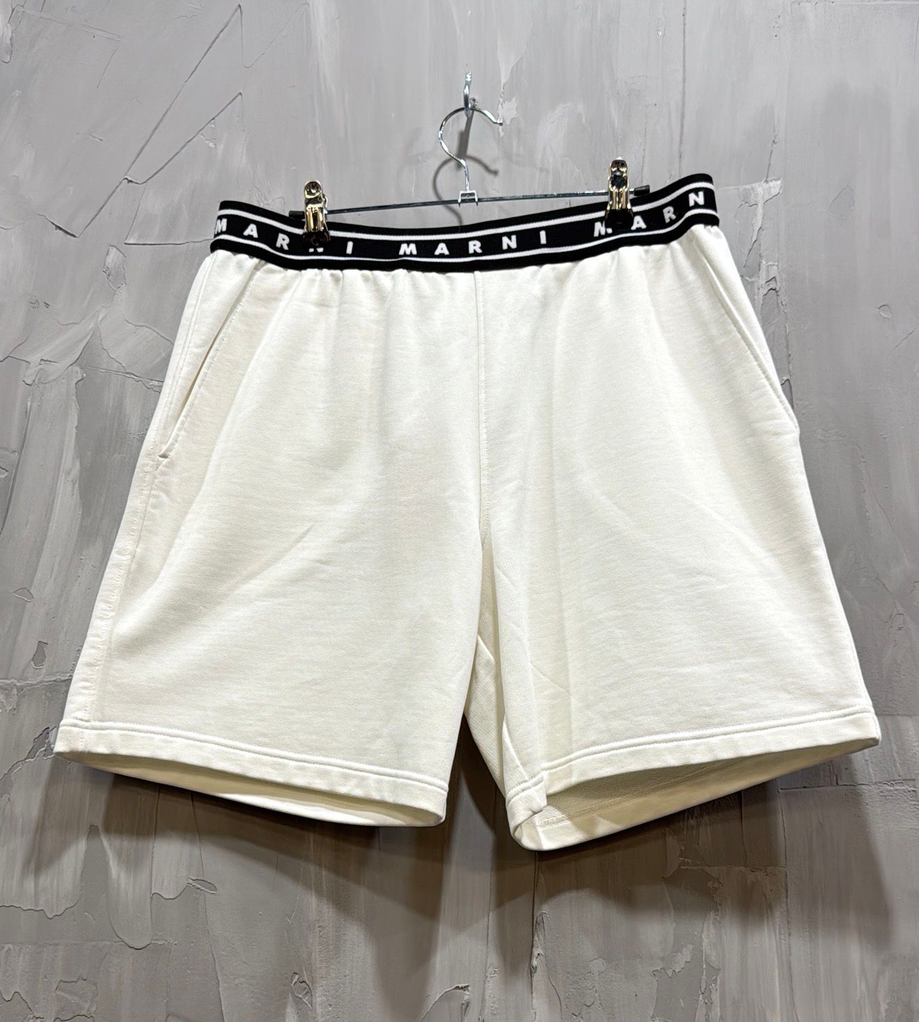 ORGANIC CERTIFIED COTTON SWEATSHORT NATURAL WHITE