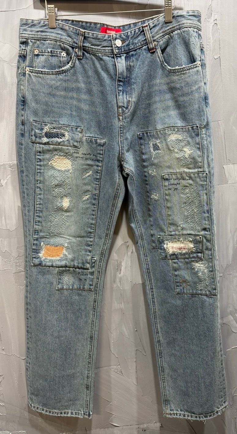 Corduroy Patch Jeans