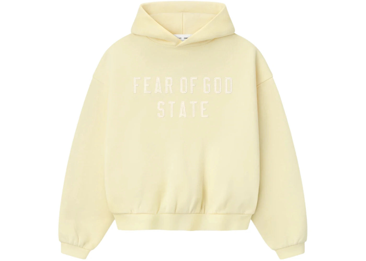 Fear of God Essentials Kids 90's Fleece Hoodie Garden Yellow