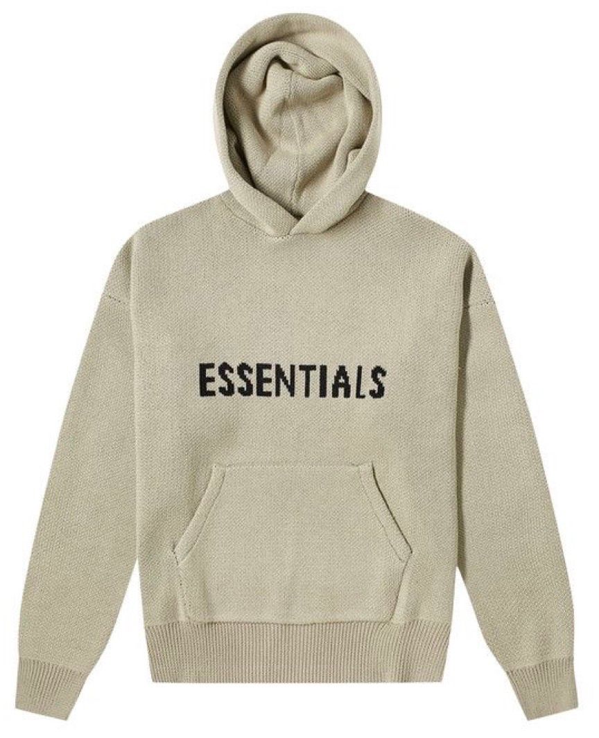 Fear of God Essentials Knit Hoodie Olive