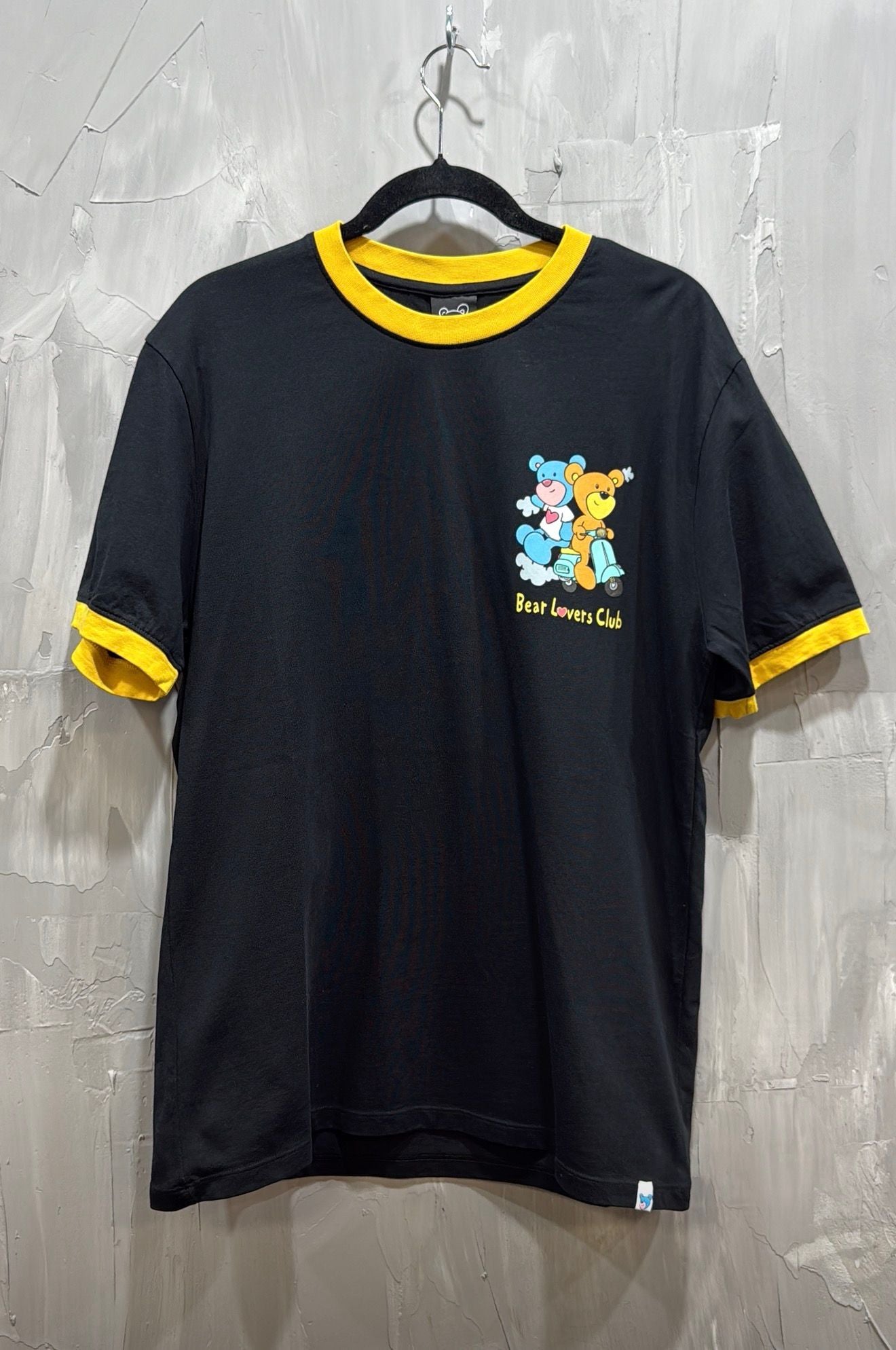 INBETWEENERS TEE BLACK YELLOW