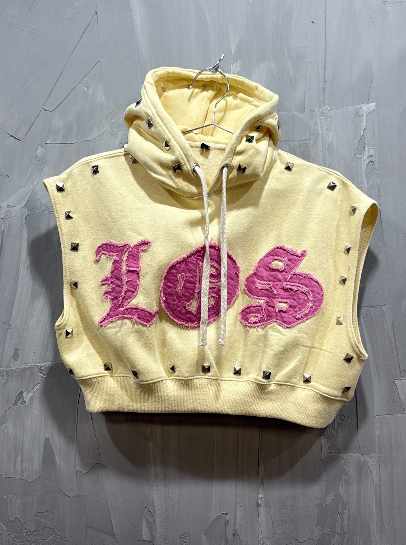 LIFE OF SIN CROPPED SS PULLOVER YELLOW