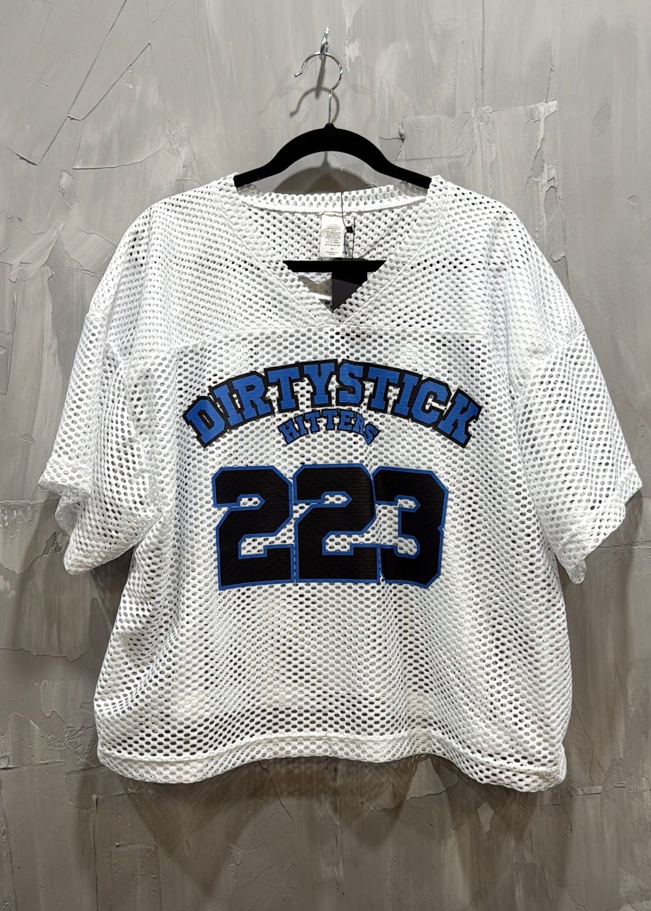 DIRTYSTICK FOOTBALL JERSEY WHITE