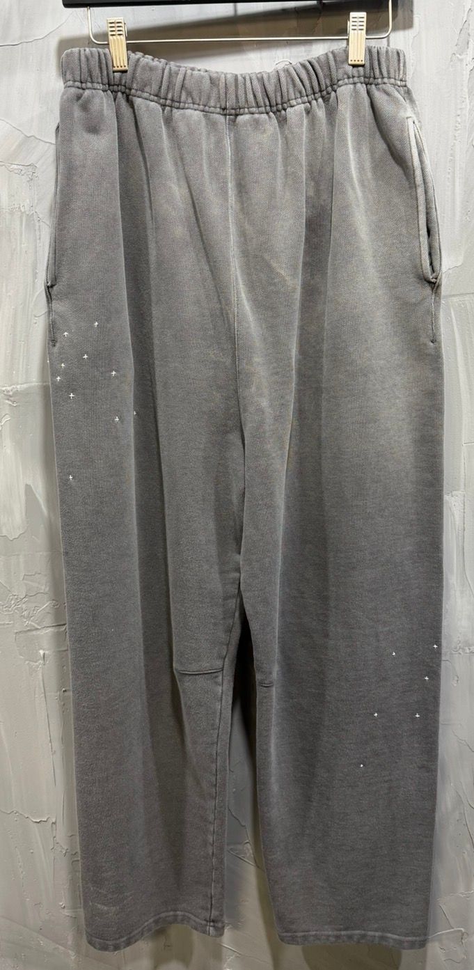 Sashiko Sun-Fade Sweatpants Charcoal