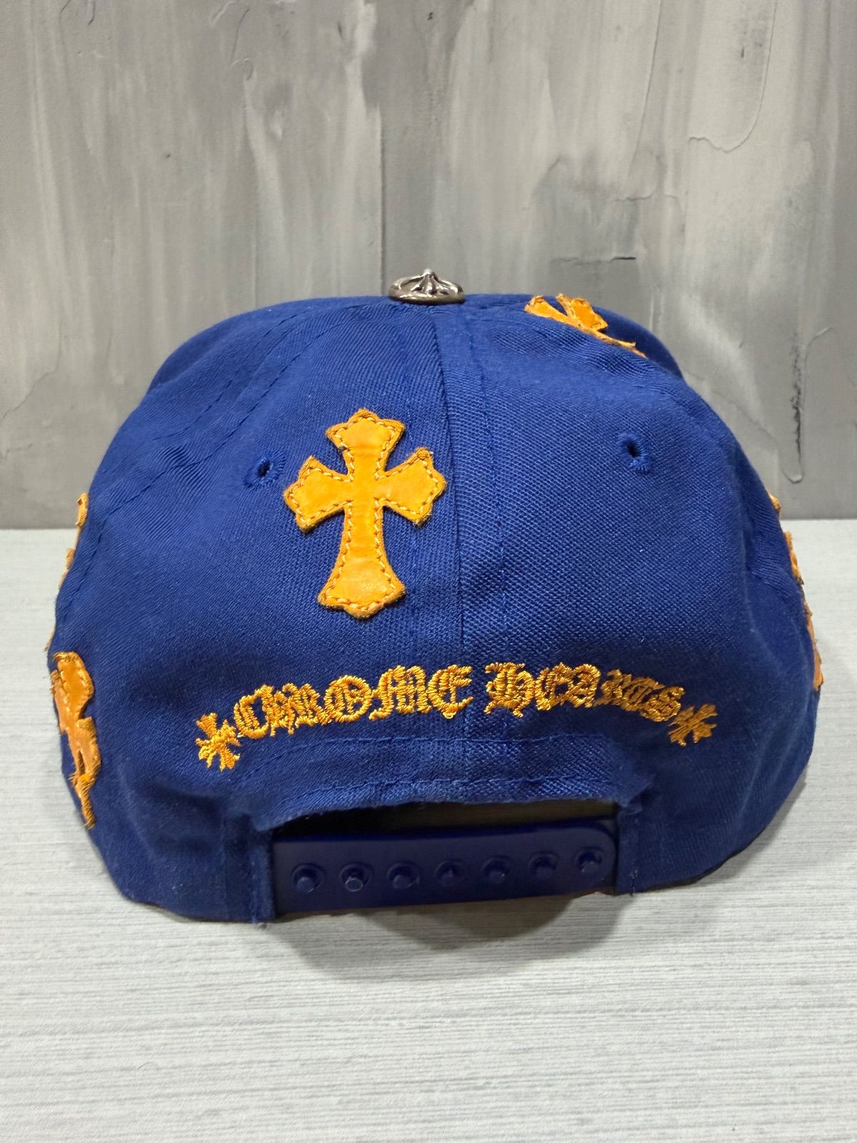 Chrome Hearts Blue Cap Yellow Cross Patch - Used/Worn